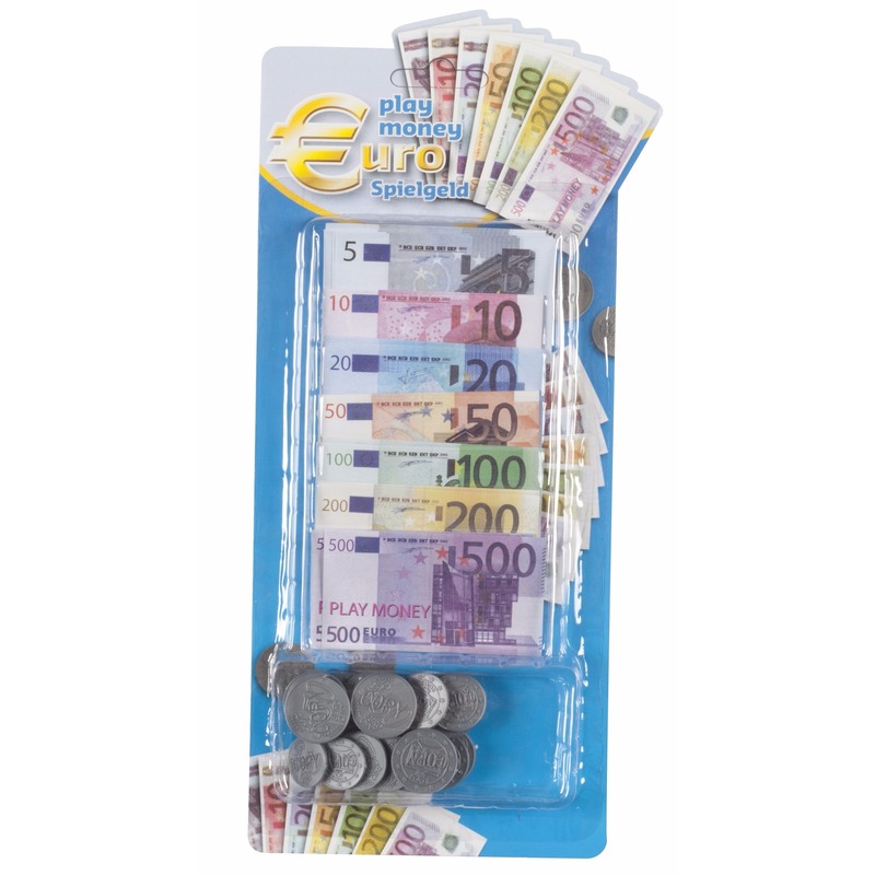 Voordeelset van 20x stuks euro speelgeld set 90 delig -