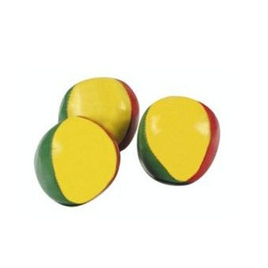 Jongleerballen - 27x stuks - gekleurd - 5 cm - jongleren - spel - ballengooien -