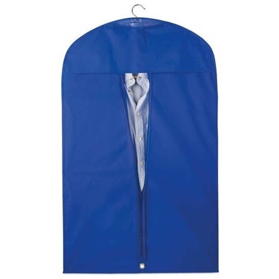 10x Blauwe kledinghoezen 100 x 60 cm -