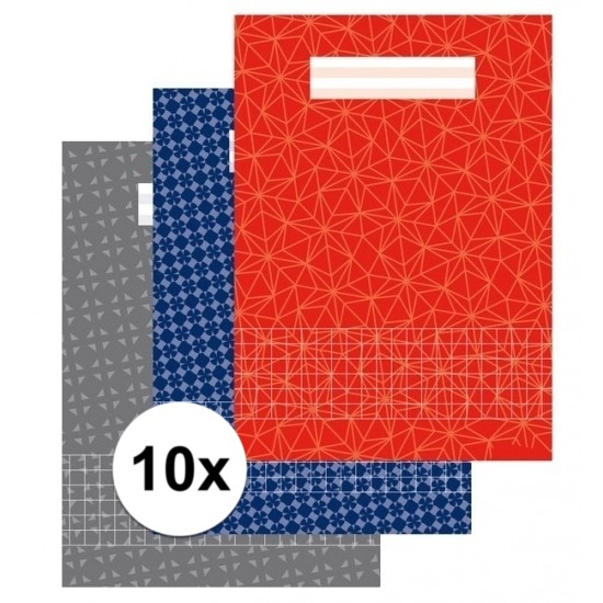 10 stuks A4 ruitjes schrift 10 mm 1x -