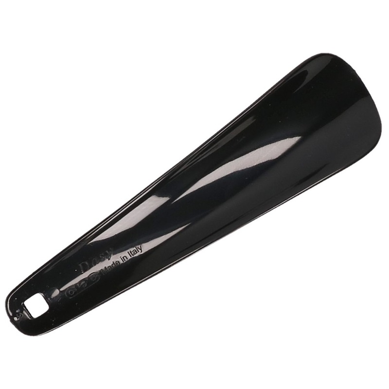 Schoenlepel kunststof - zwart - 15 cm - Schoen instaphulp - Schoenen accessoires -