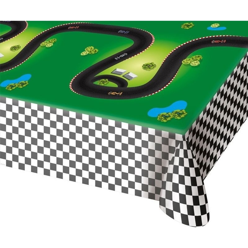 Race/Formule 1 thema tafelkleed 130 x 180 cm -