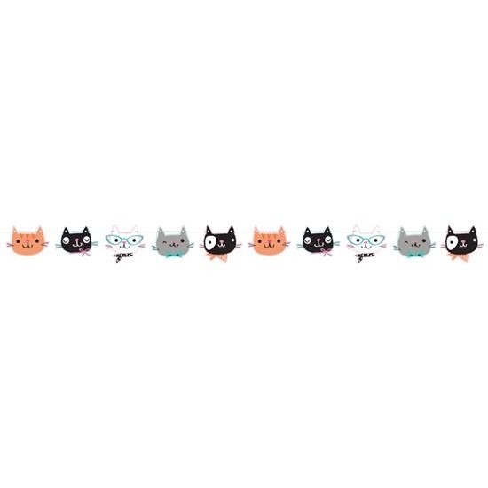 Katten/poezen thema slinger 170 cm -
