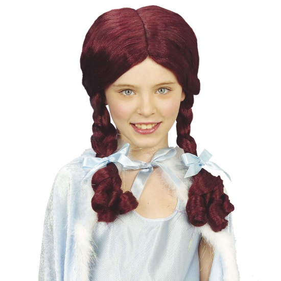 Alice verkleed pruik voor kinderen -