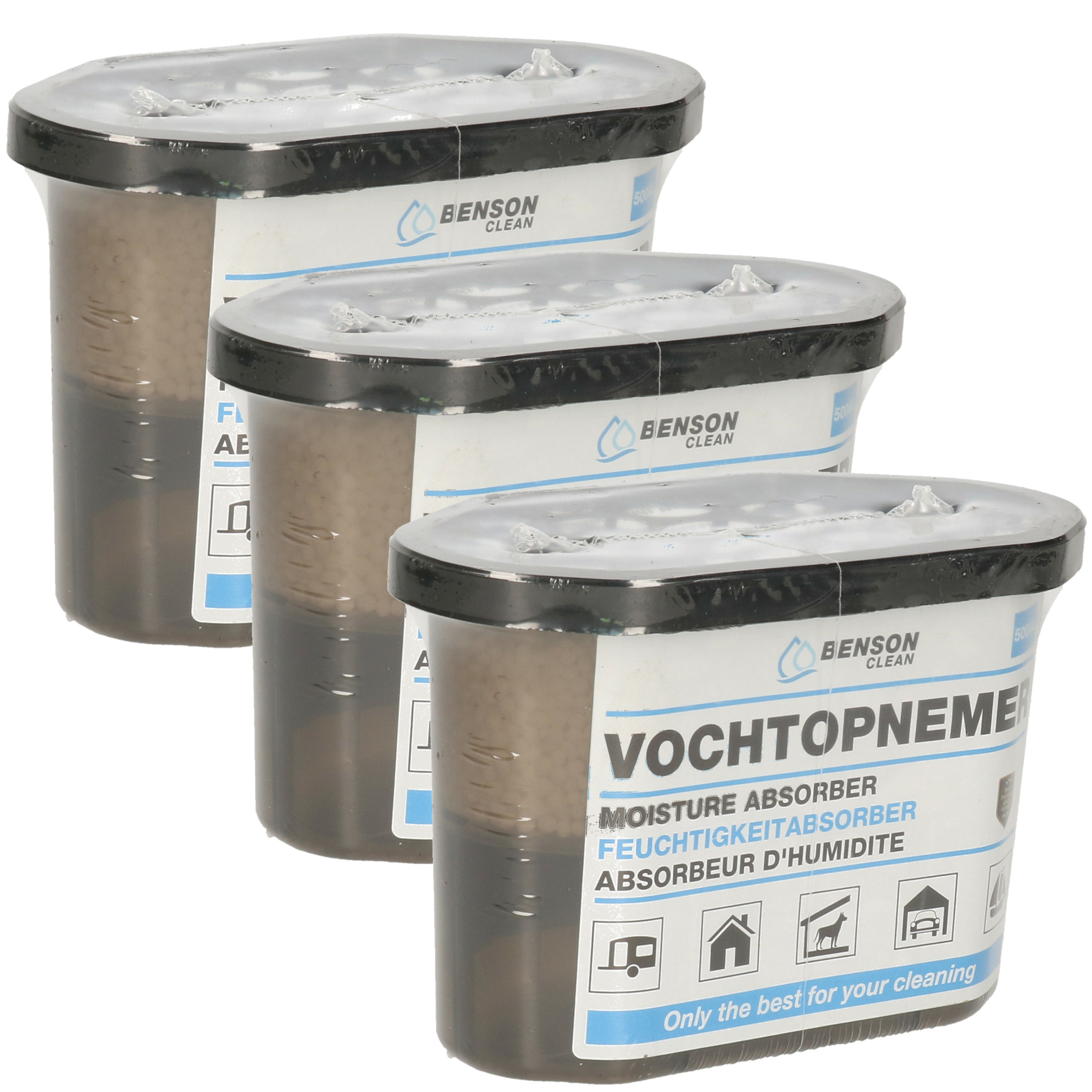 4x Vochtopnemer / vochtvanger 500 ml -