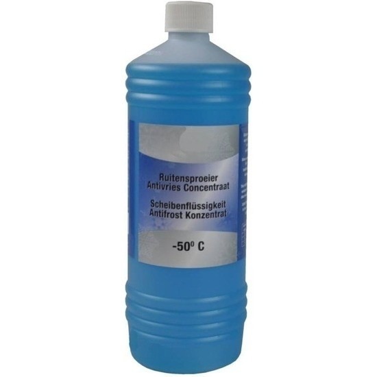 Ruitensproeier vloeistof antivries - 5x - 1 liter - tot max -20 graden Celsius -