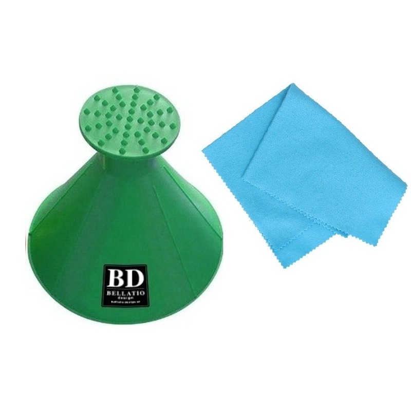 Auto set multifunctionele ijskrabber groen en anti condens doek -