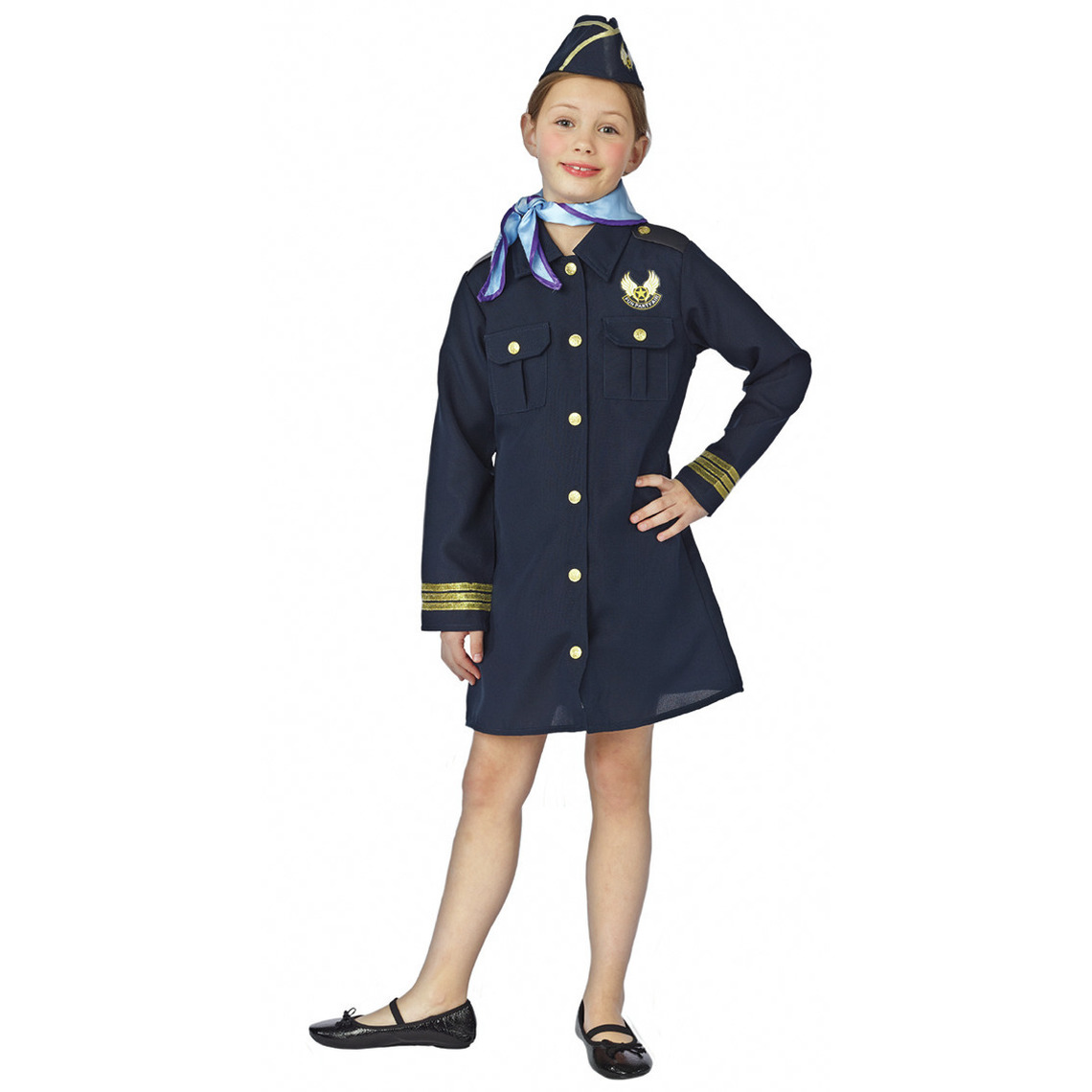 Stewardess kostuum voor meisjes 164 (14 jaar) -