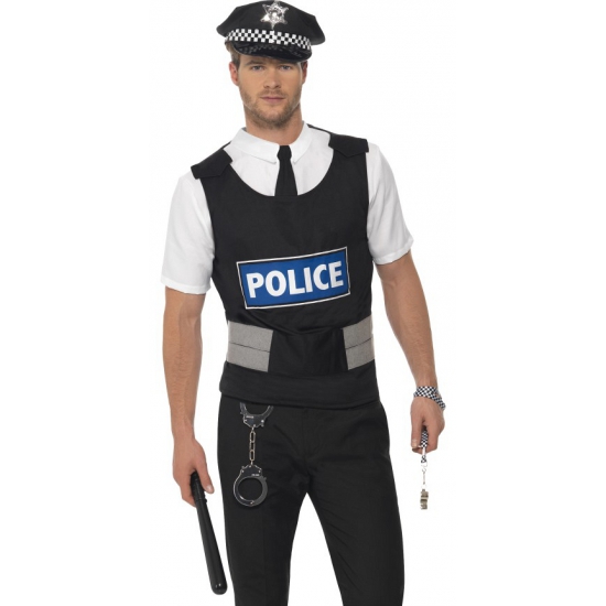 Politie verkleed set voor volwassenen 48-50 (M) -