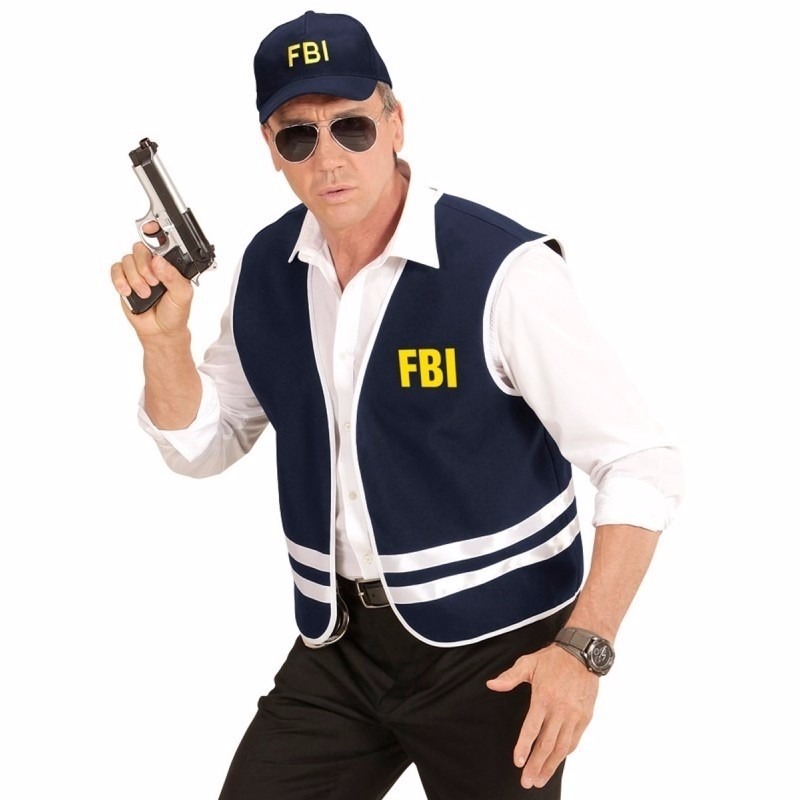 Politie FBI verkleedset voor volwassenen XL -