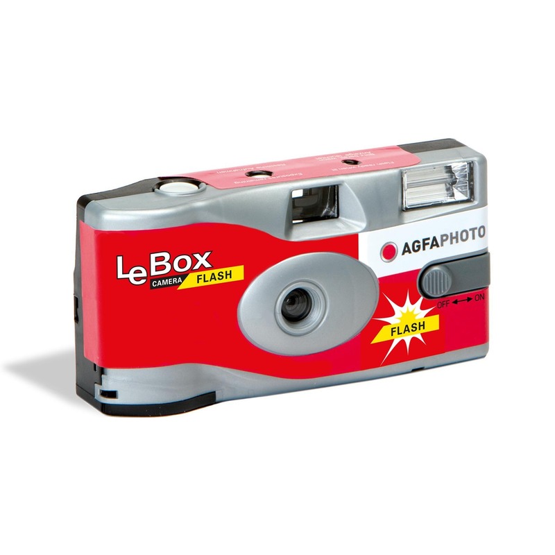 Wegwerp camera met flitser voor 27 kleuren fotos -