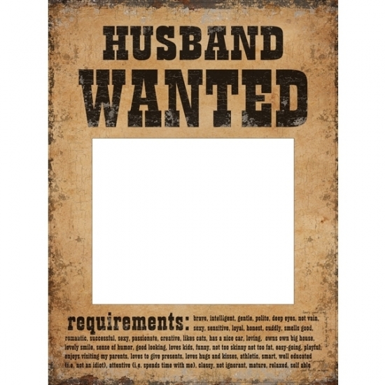 Bruiloft foto prop set Most Wanted -