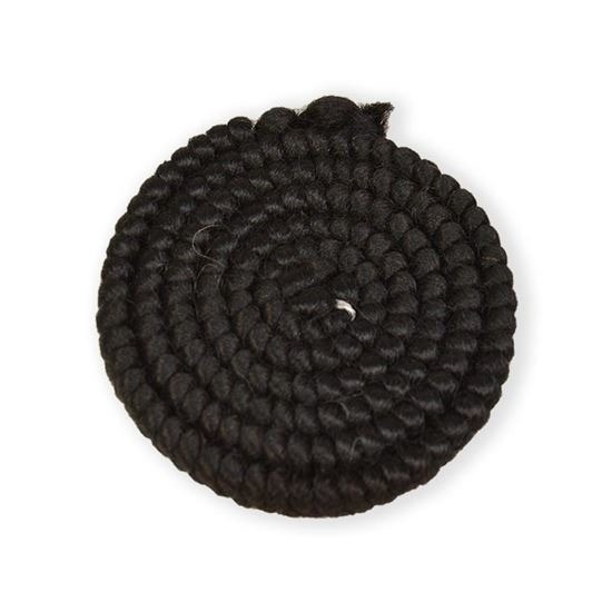 Wol crepe zwart 100 cm -