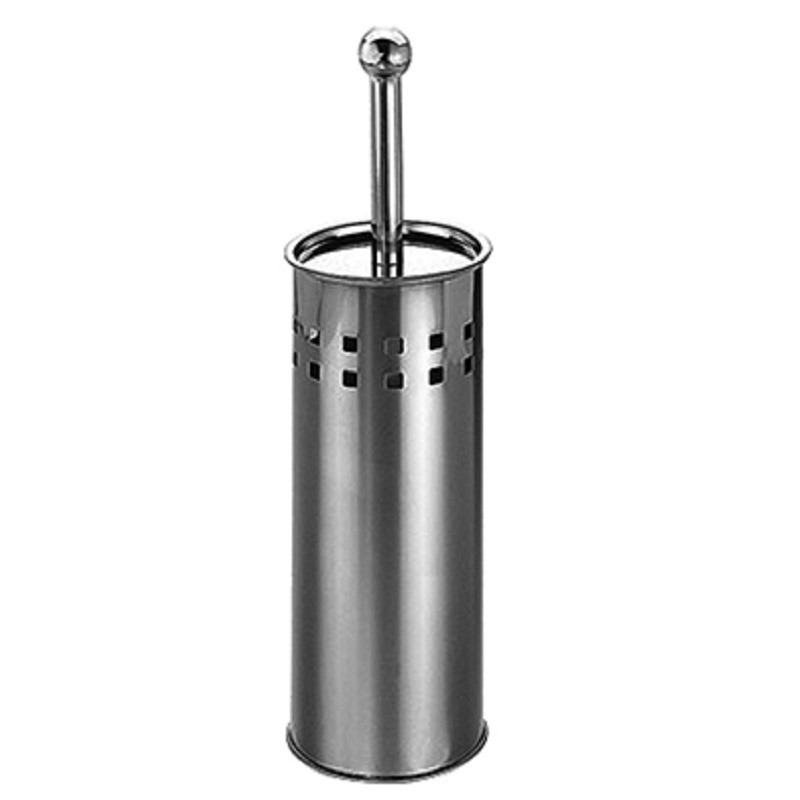 Toiletborstel - RVS - inclusief houder - 38 cm -