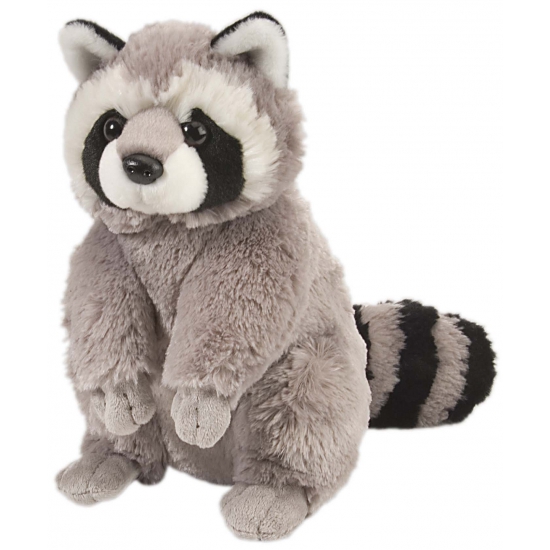 Wild Republic pluche knuffel wasbeer - 30 cm - Wasberen dieren knuffels -