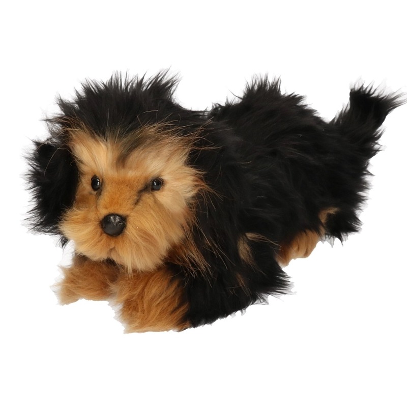 Hansa knuffel Waldi hond - 35 cm - pluche - knuffelhond - knuffeldier - realistisch -