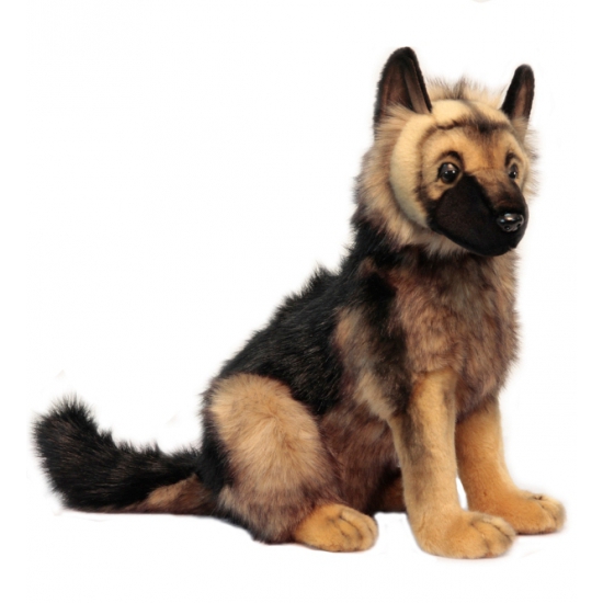 Hansa pluche Duitse Herder pup knuffel 41 cm -