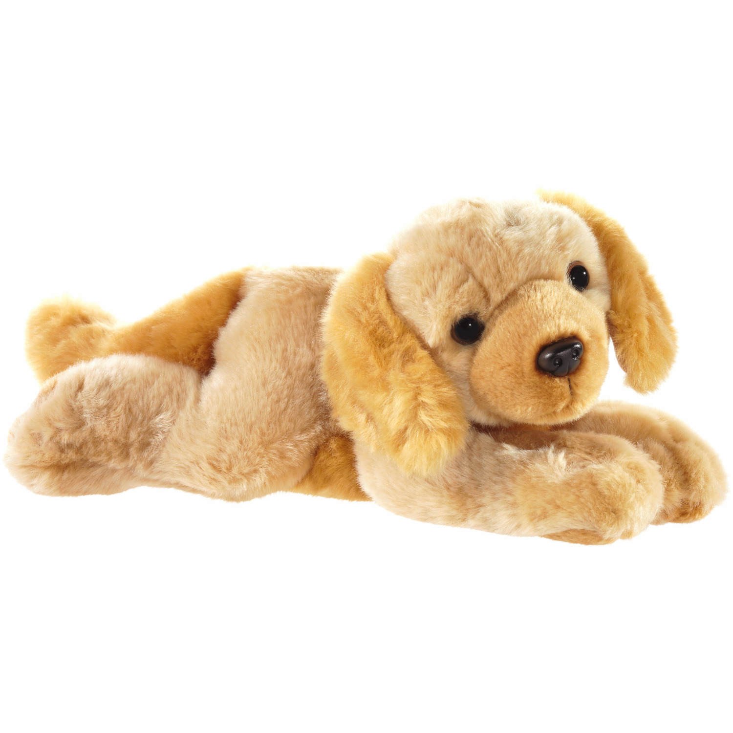Pluche blonde Labrador hond knuffel 32 cm speelgoed -