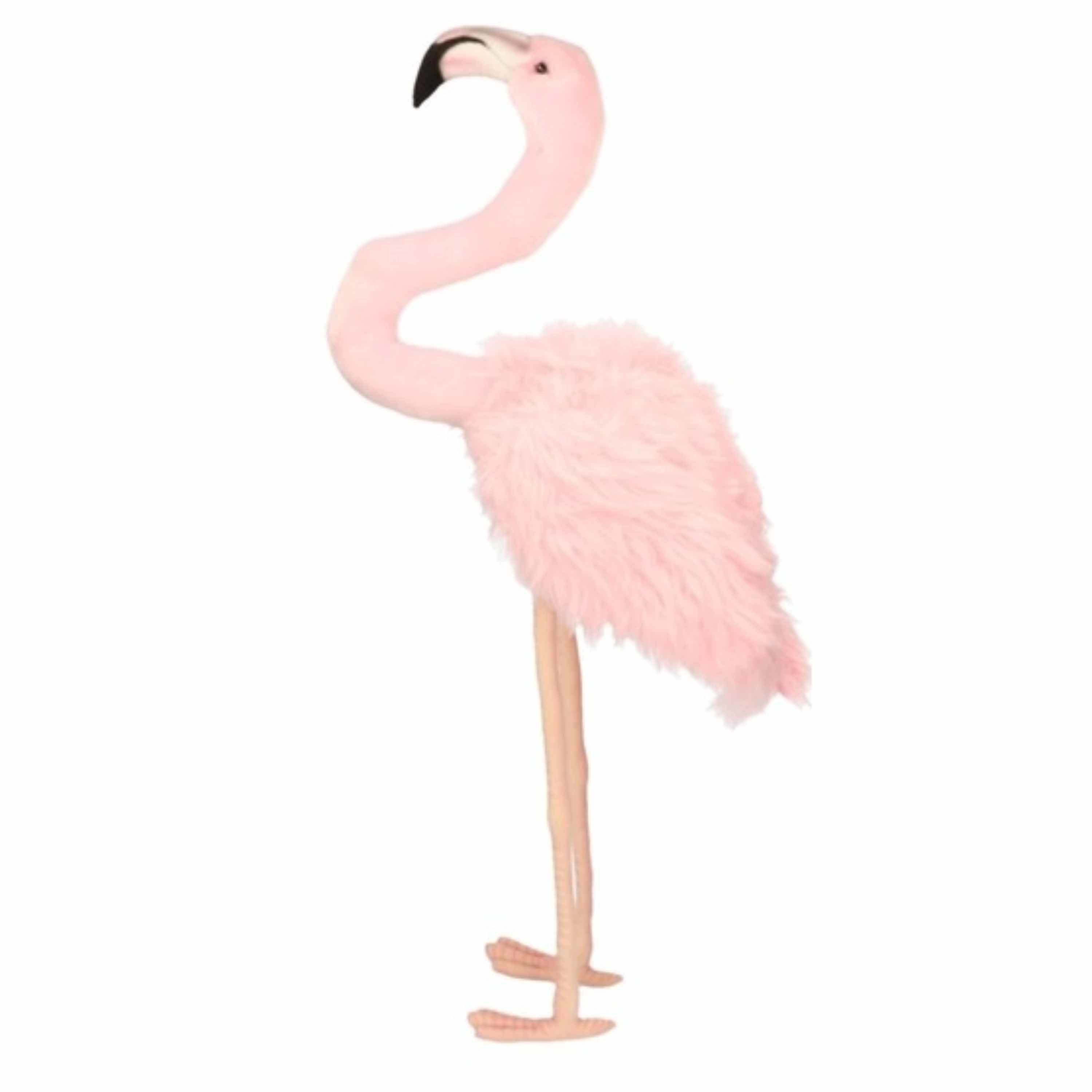 Hansa pluche flamingo knuffel 80 cm -