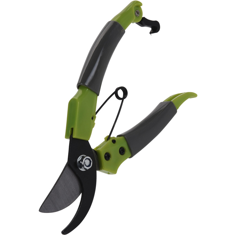 1x Snoeischaar/heggenschaar papegaaienbek groen 25 cm -