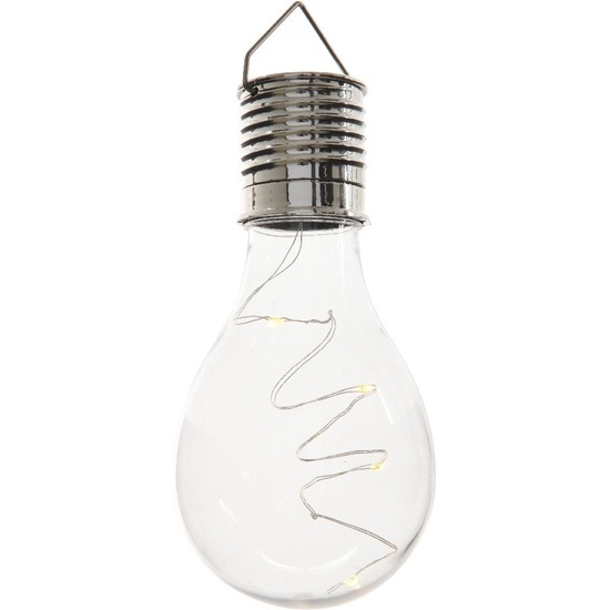 6x Buiten/tuin LED lampbolletjes/peertjes solar verlichting 14 c -