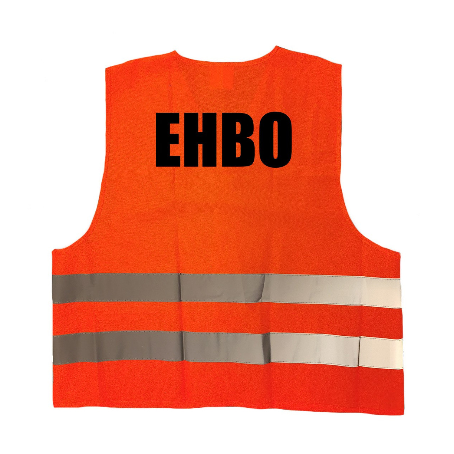 EHBO vestje / hesje oranje met reflecterende strepen voor volwassenen One size -