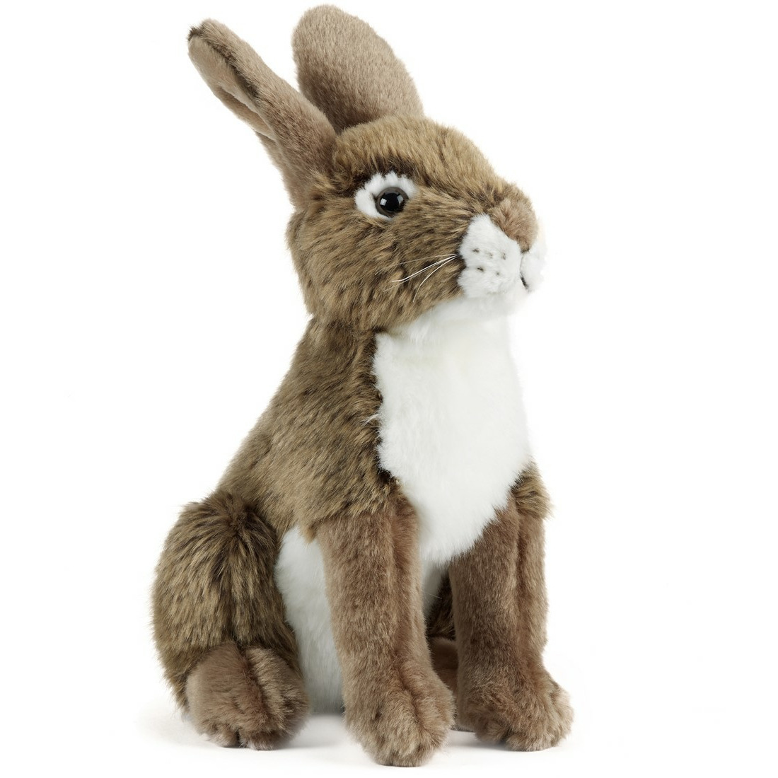 Pluche konijn/haas knuffel zittend 30 cm speelgoed -