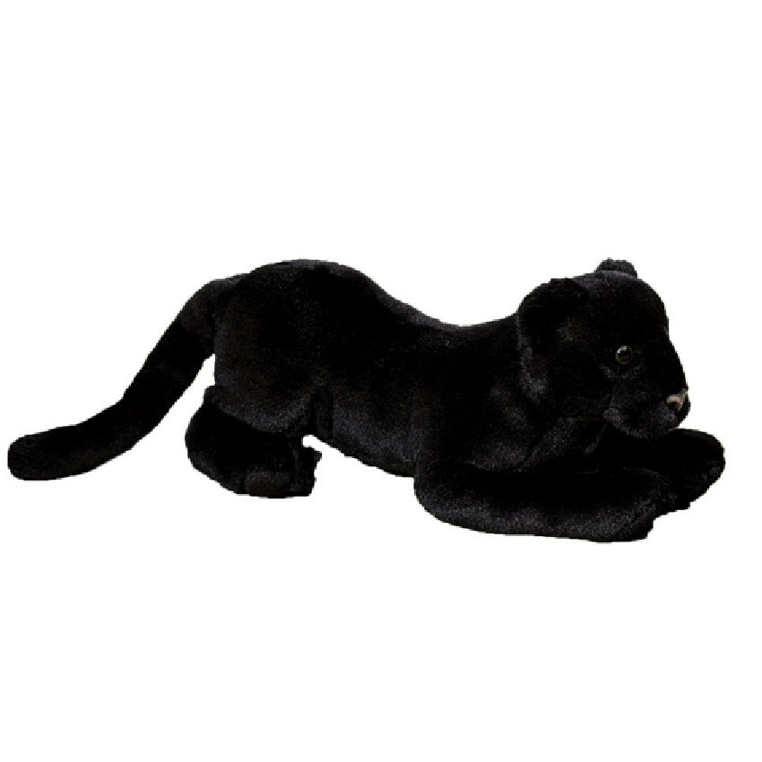 Pluche panter knuffel liggend 35 cm -