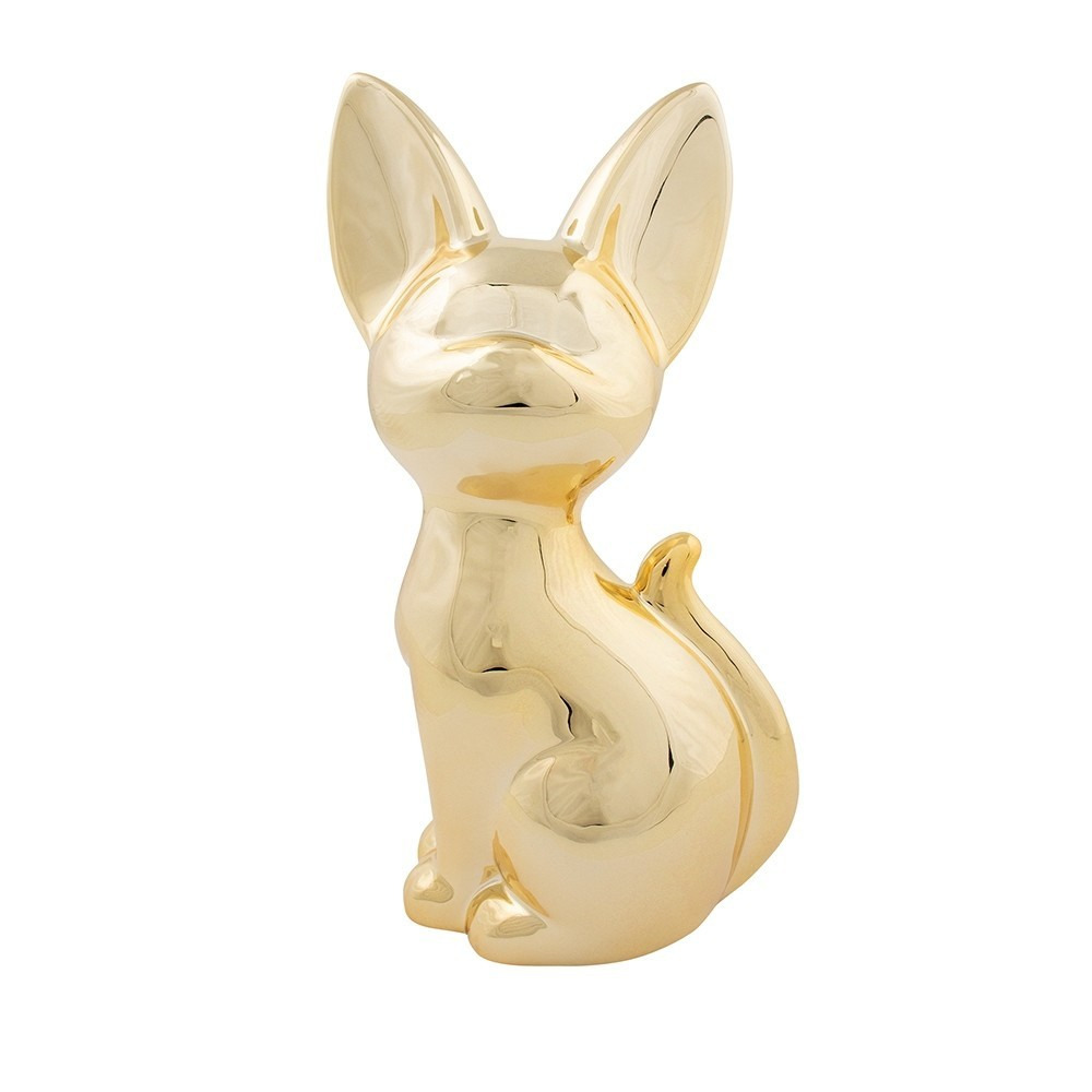 Dieren spaarpot gouden Siamese kat/poes 21 cn -